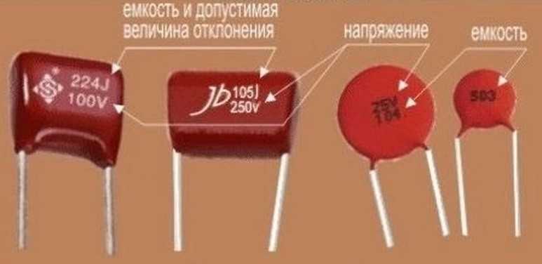 Чтобы расшифровать маркировку конденсатора, необходимо значение первых двух цифр, обозначающих емкость Третья цифра в обозначении является множителем нуля