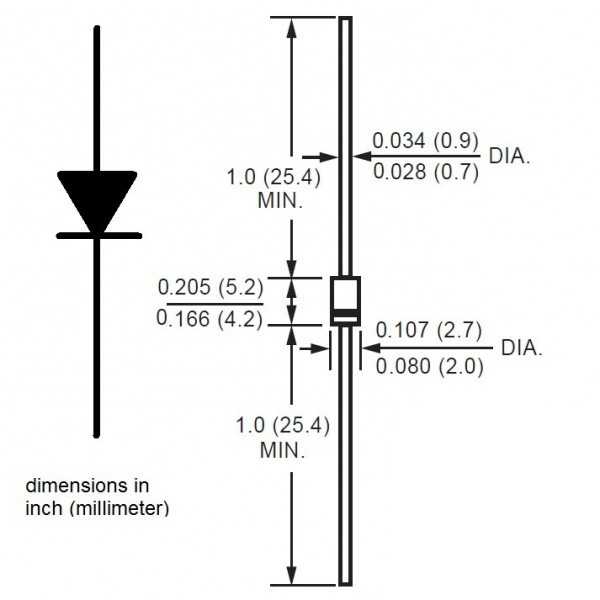 Диод 1n4007: характеристики, маркировка и datasheets