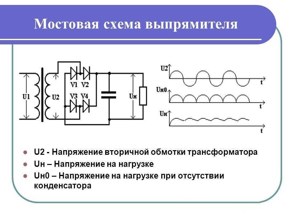 Что такое выпрямитель напряжения и для чего нужен: типовые схемы выпрямителей - товаромания.рф