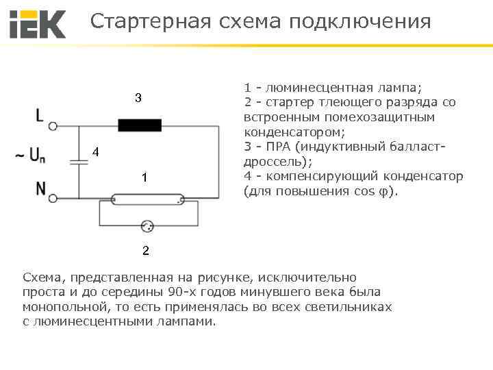 Как выбрать стартер для ламп дневного света