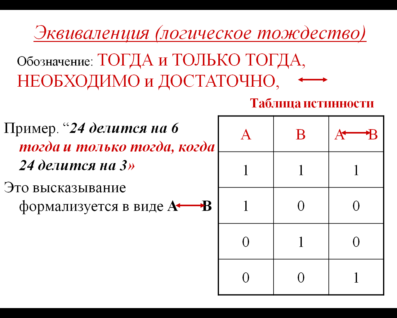 Лекция 3 - логические основы работы эвм