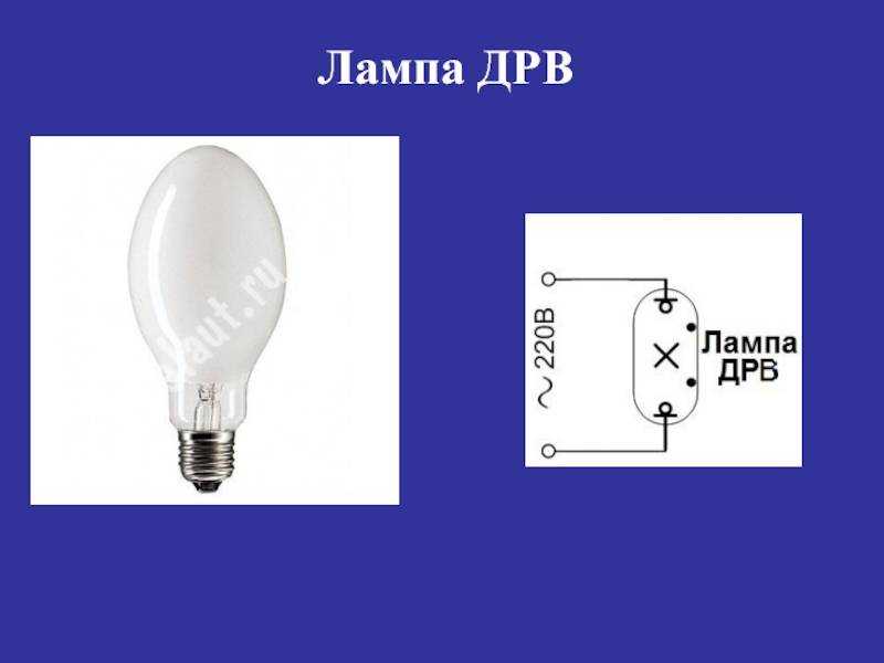 Лампа дрл: расшифровка, характеристики, устройство, принцип работы
