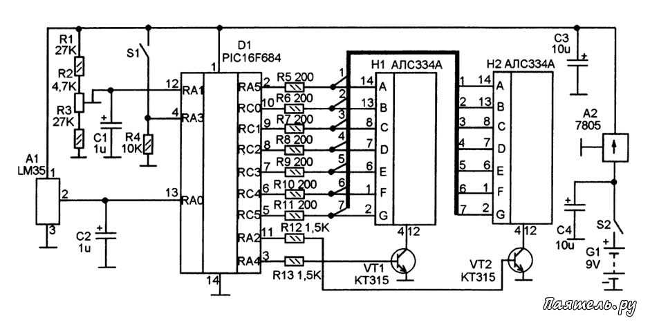 Как использовать датчик температуры и влажности воздуха dht11 с pic16f628a и lcd