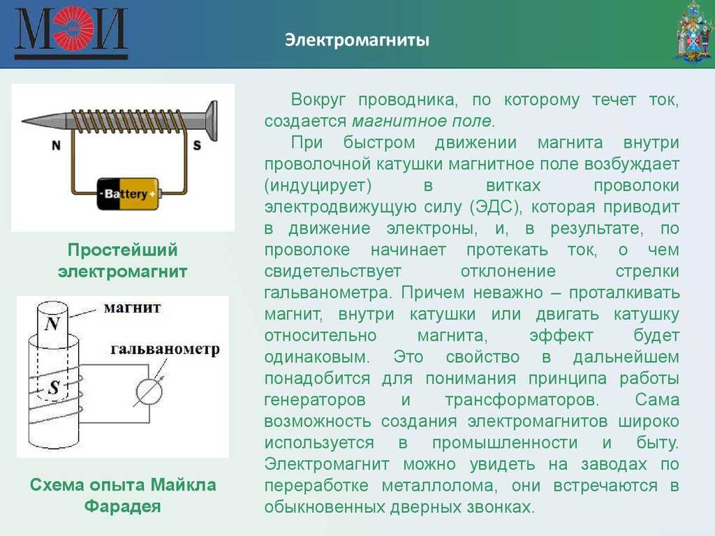 Питание электромагнита переменным током