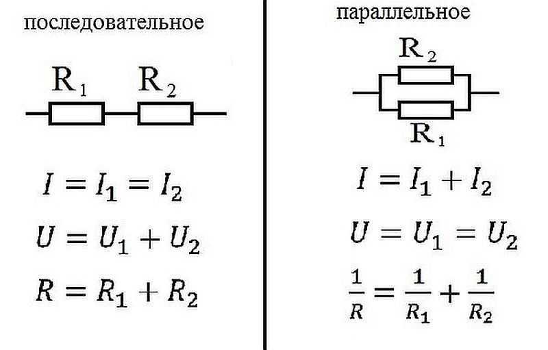 Последовательное и параллельное соединение