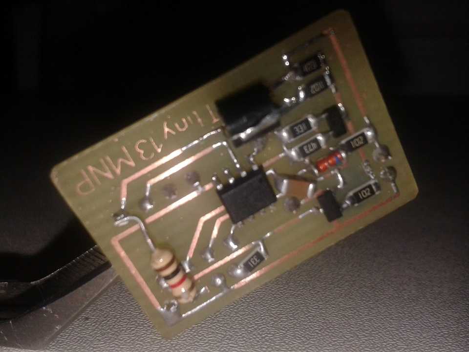 Простая 16 канальная система ик дистанционного управления на attiny2313