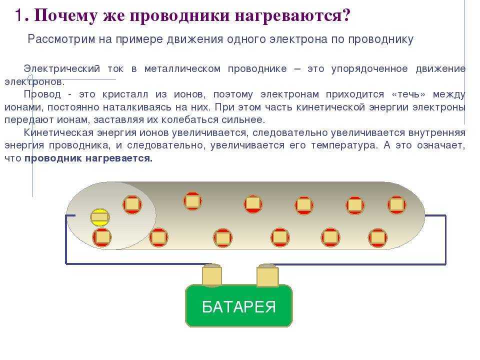 Почему нагревается проводник с током: разберем подробности