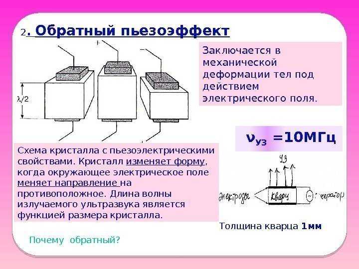 Как работает пьезоэлемент