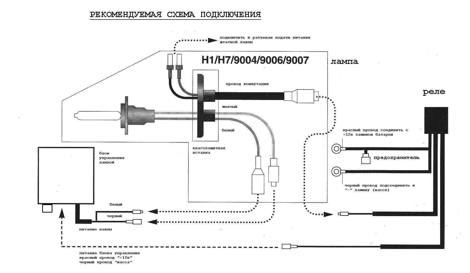 Ксенон н7: какой лучше 6000k, 5000k, 4300k, 3000k, подключение своими руками