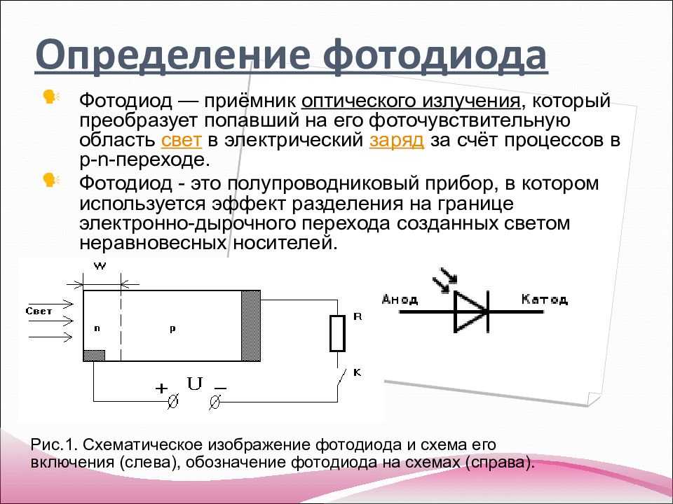 Фототранзисторы биполярные и полевые, обозначение на схемах,...