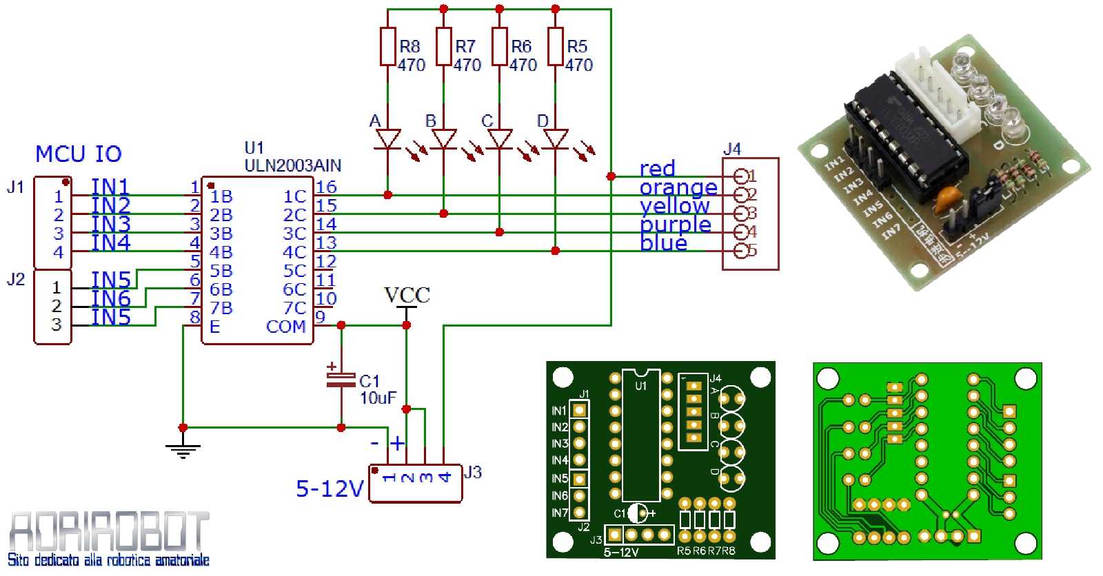 Русское описание мс uln2003: схема подключения, datasheet на русском, управление шаговым двигателем на ее основе