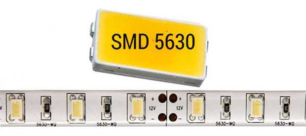 Smd 3528, 5050, 5630, 5730 параметры и технические характеристики