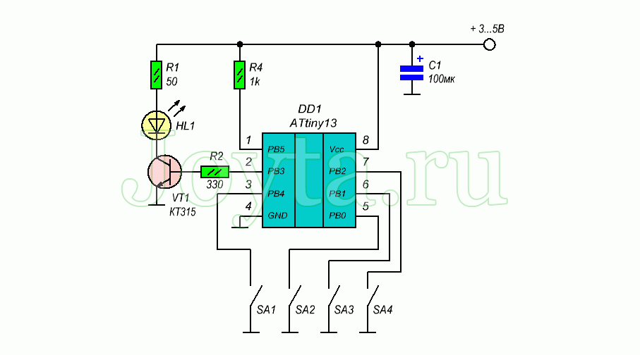 Устройства на микроконтроллерах atmel серии avr