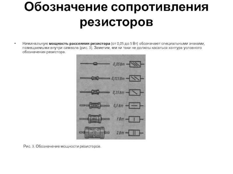 Резисторы.  назначение,  виды,  характеристики.  примеры использования