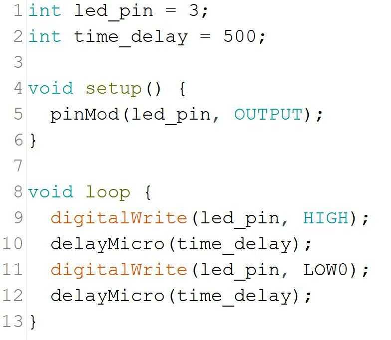 Arduino для начинающих, урок №1 - мигающий светодиод