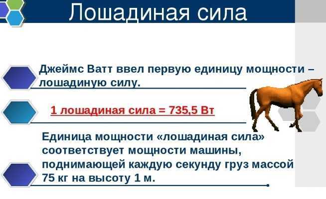 Конверсия киловатт в лошадиные силы