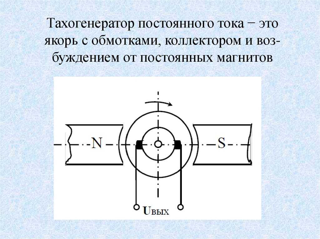 Тахогенератор двигателя что это