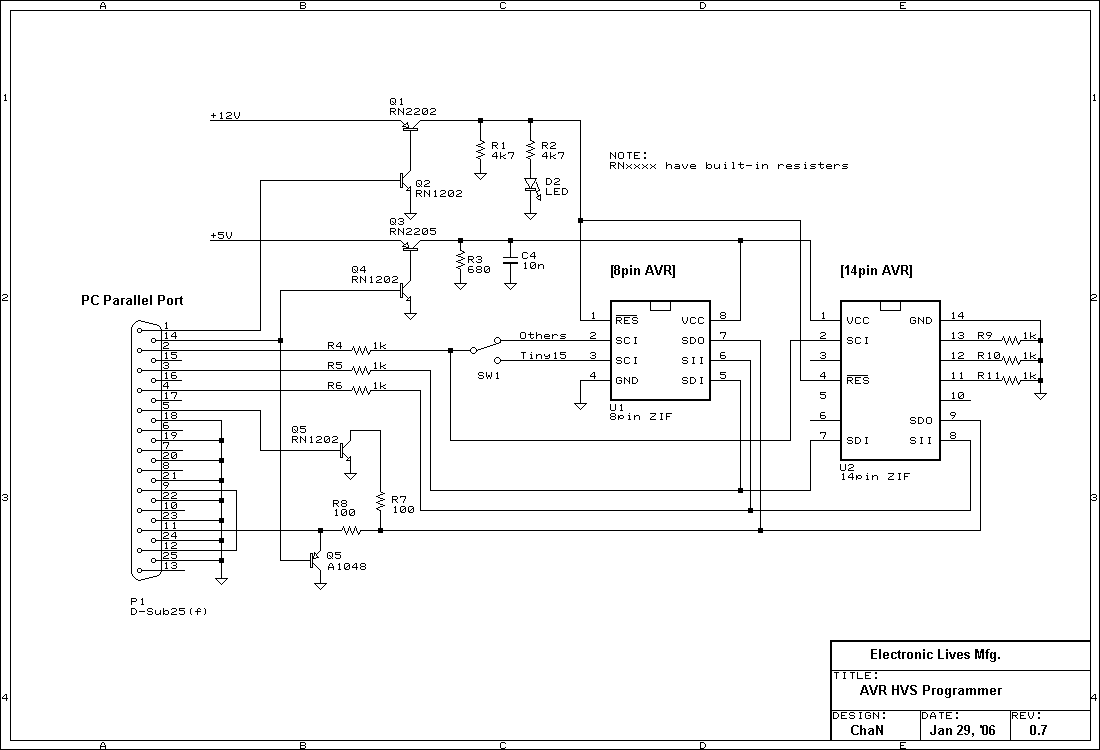 Работа с голым камнем, attiny