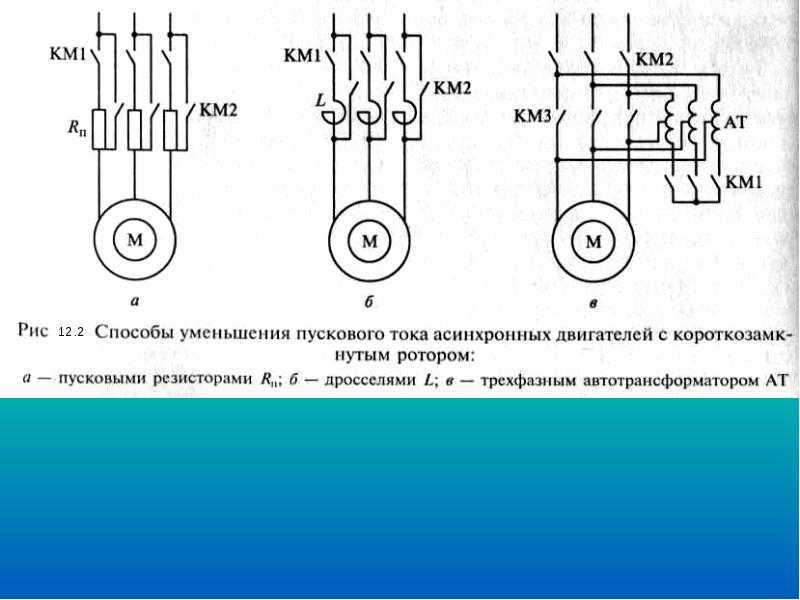 Способы подключения асинхронного электродвигателя