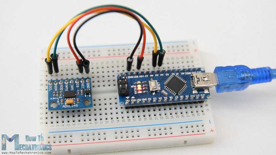 Как подключить цифровой акселерометр adxl345 к arduino - блог об arduino, плис и современных технологиях