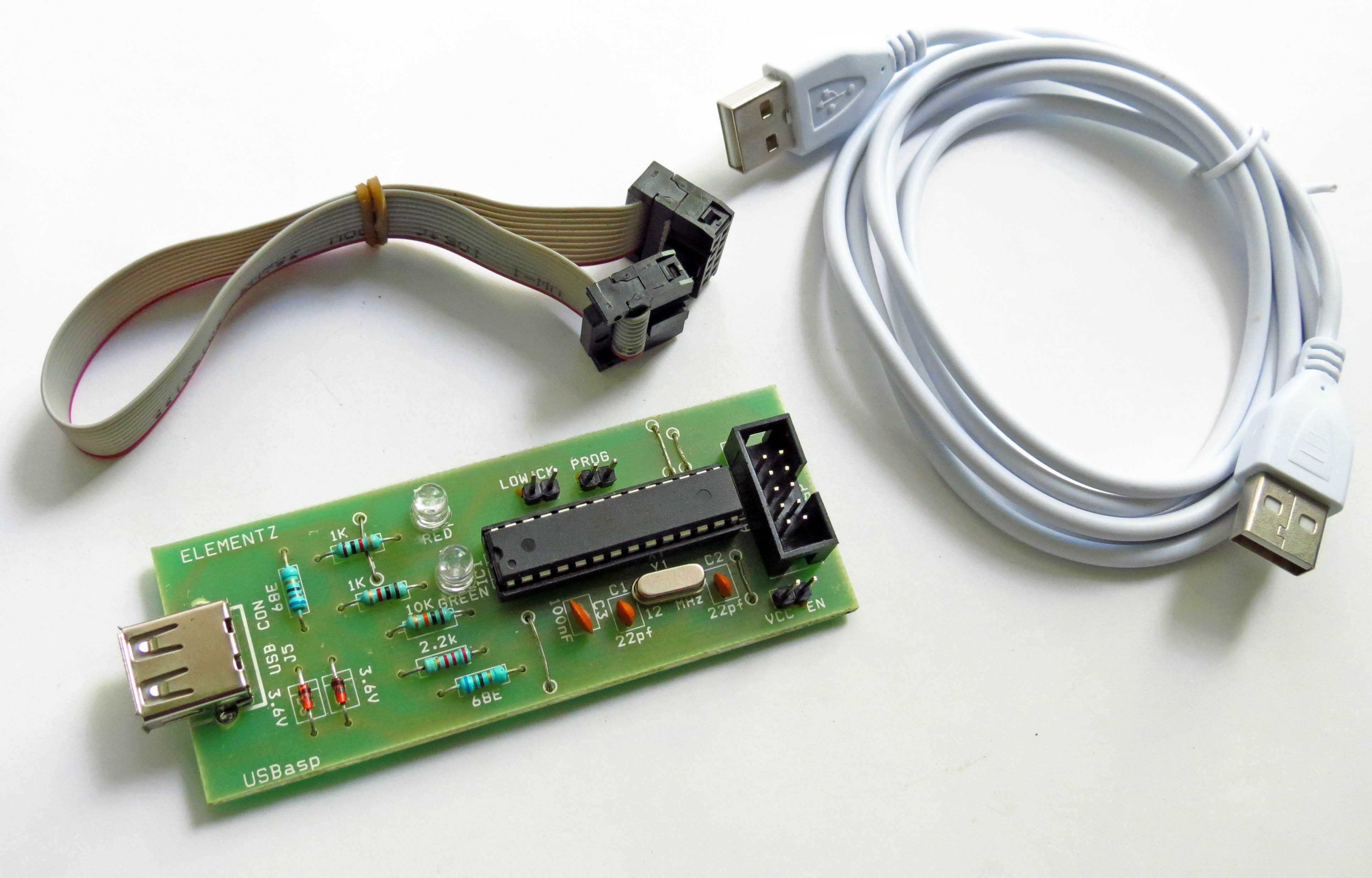 Простейший программатор для atmega8 | полезное своими руками