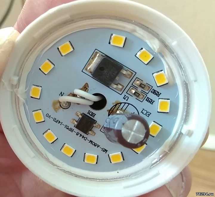 Долговечная led лампочка за 1 минуту — без паяльника и разбора.