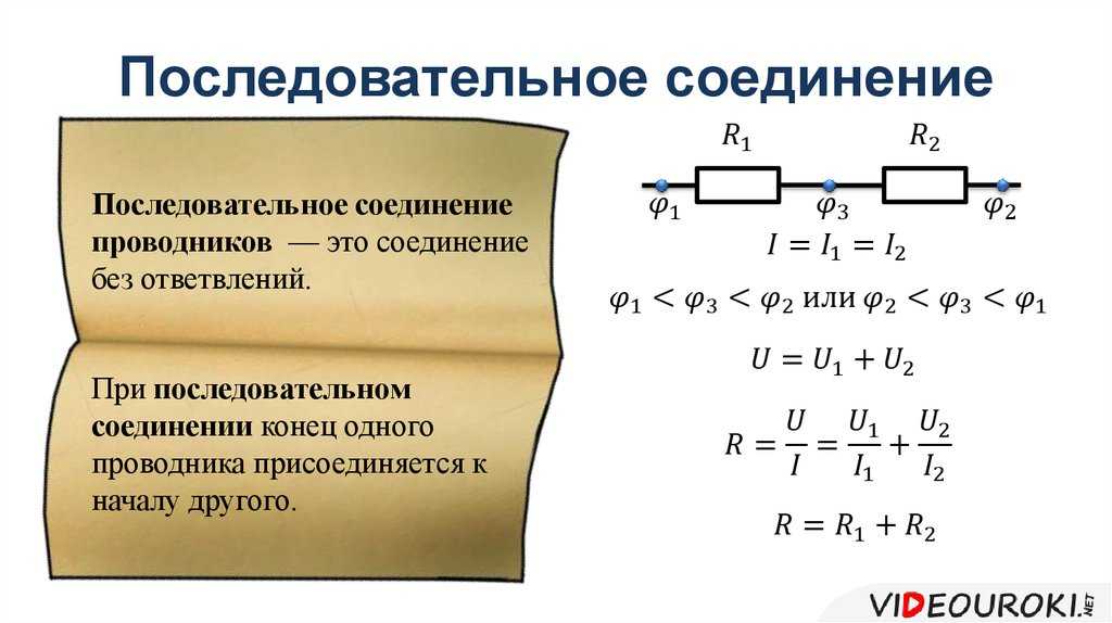 Последовательное и параллельное соединения проводников – fizi4ka
