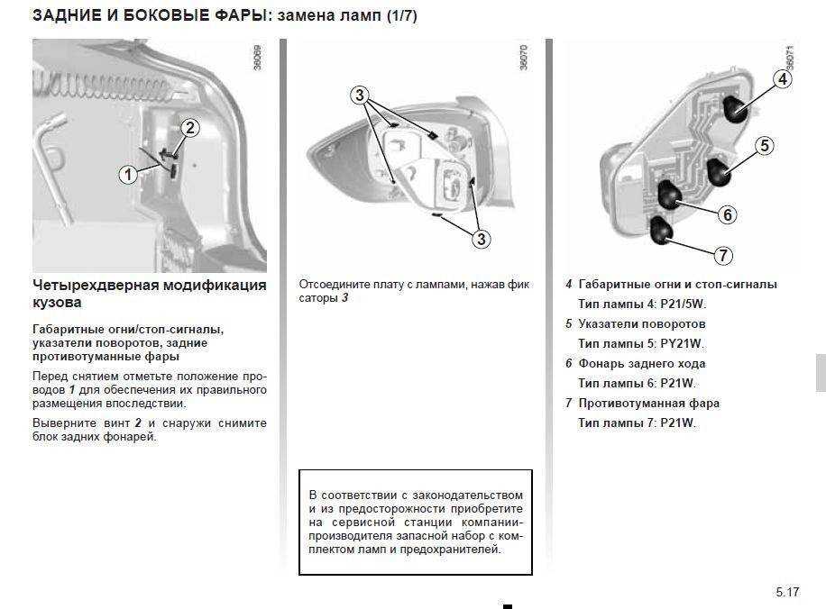 Замена ламп стоп-сигналов на рено логан: пошаговая инструкция