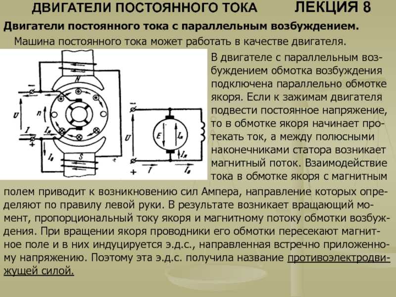 Коллекторный электродвигатель постоянного тока