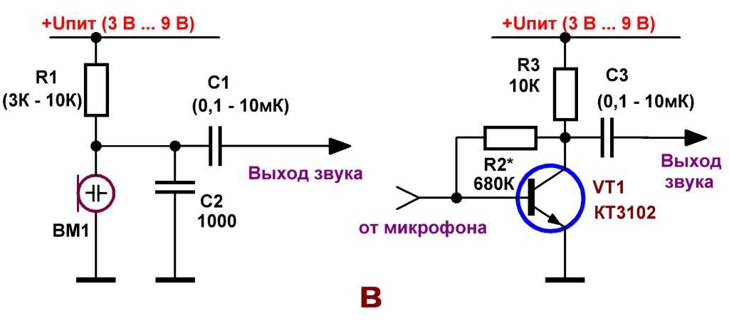 Небольшой микрофон своими руками за 100 рублей