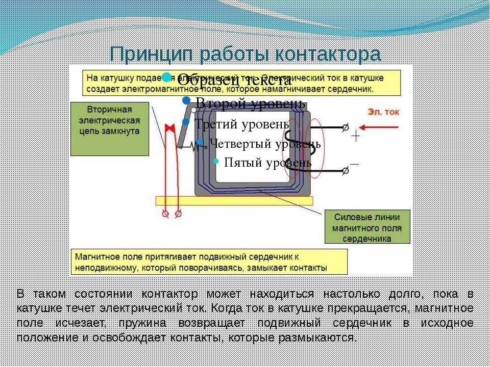 Устройство контактора переменного тока - всё об электрике в доме
