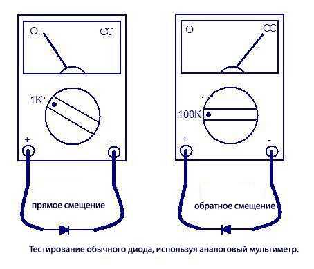 Как прозвонить диод мультиметром не выпаивая