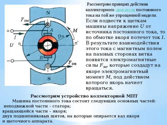 Области применения машин постоянного тока
