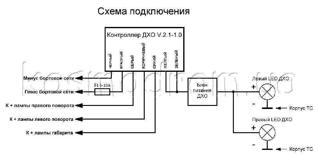Можно ли подключить ходовые огни к габаритам