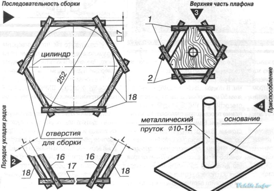 Настольный светильник из дерева своими руками чертежи