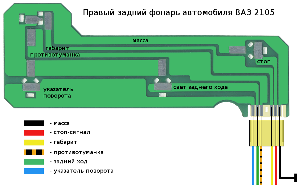 Задние фонари ваз 2107: схема подключения, как снять, как улучшить. задние фонари ваз 2107 — как подключить, советы электриков
