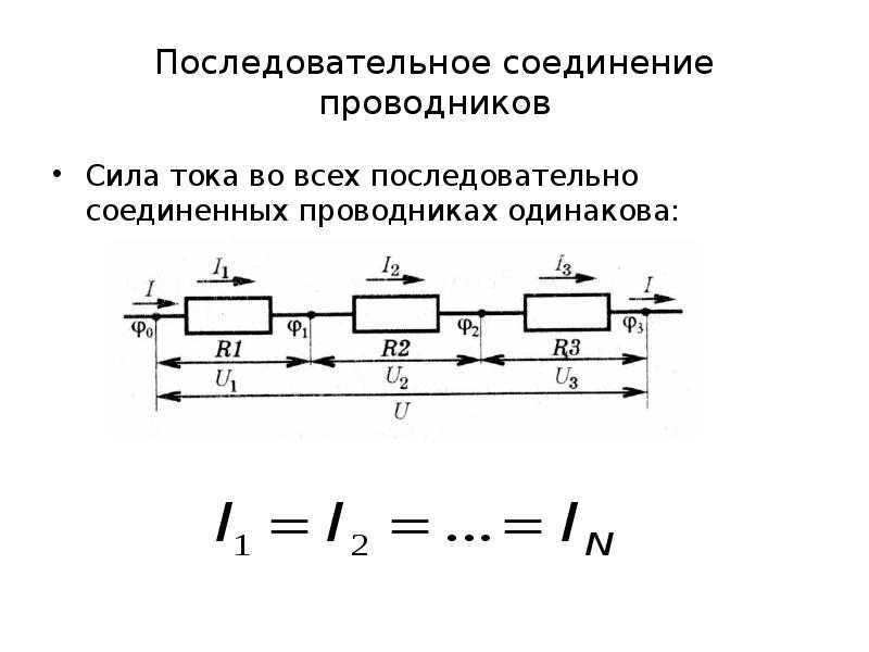 Последовательное и параллельное соединение проводников – изучение формул