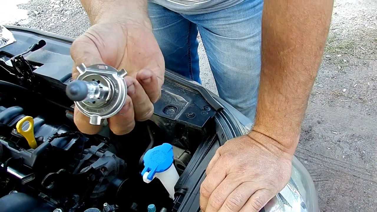 Как включить передние противотуманки на хендай солярис?