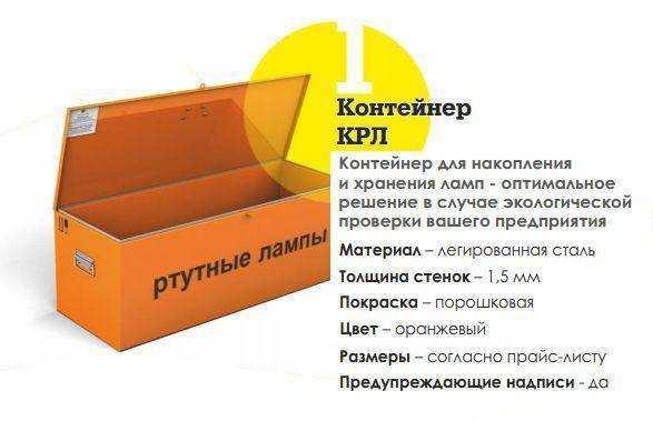 Хранение ртутных ламп на предприятии и газосигнализатор на ртуть