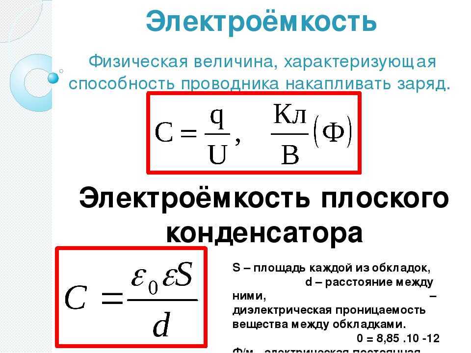 1.6. электроемкость. конденсаторы