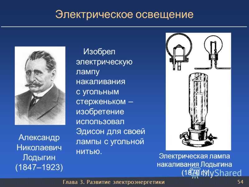 История освещения: рассмотрим подробно