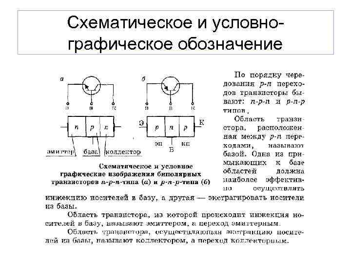 Виды транзисторов и область их применения. общие сведения