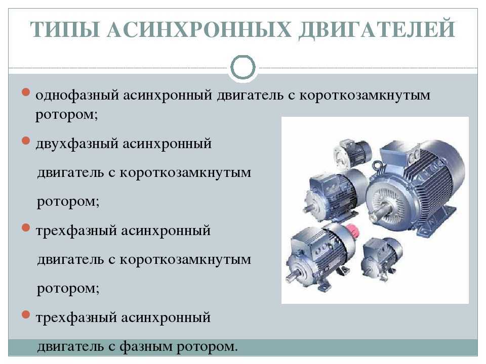 Асинхронные электродвигатели: устройство, принцип работы, характеристики