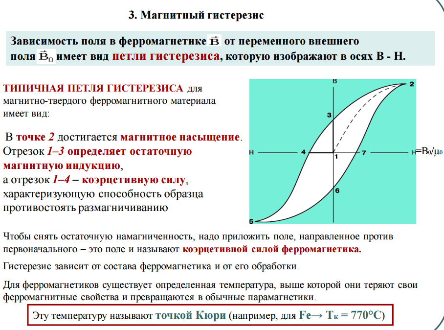 Что такое петля гистерезиса. гистерезис для инженеров. петля гистерезиса. прерванные процессы на петле гистерезиса. смена направления процесса