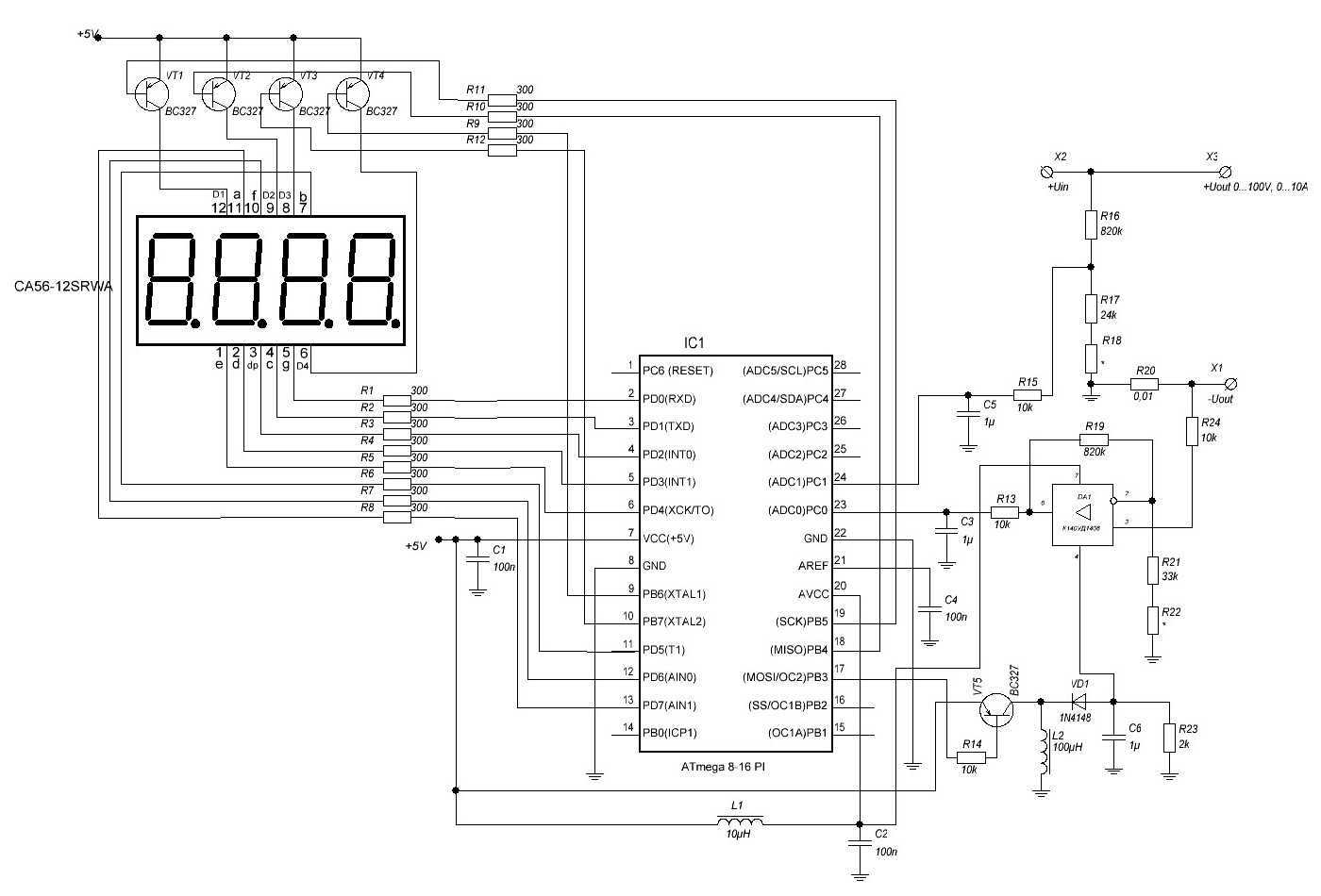 Двойной изолированный вольтметр для латра на atmega8-arduino - просто о технологиях