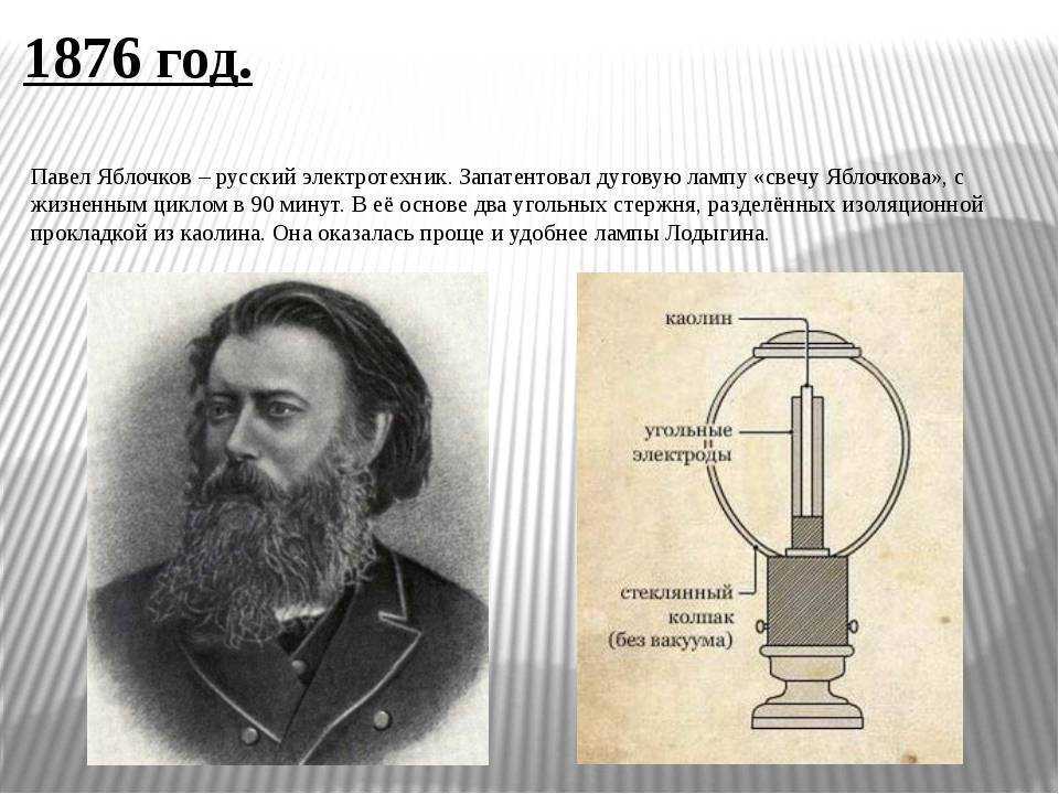 Лампочка накаливания, которая используется практически в любом доме, была придумана в 19 веке История её изобретения оказалась не простой и кто является первым изобретателем тоже Прежде чем дарить свет людям, она прошла длинный путь своего развития