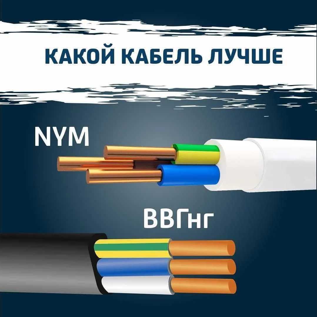 Технические характеристики и область применения силового кабеля nym