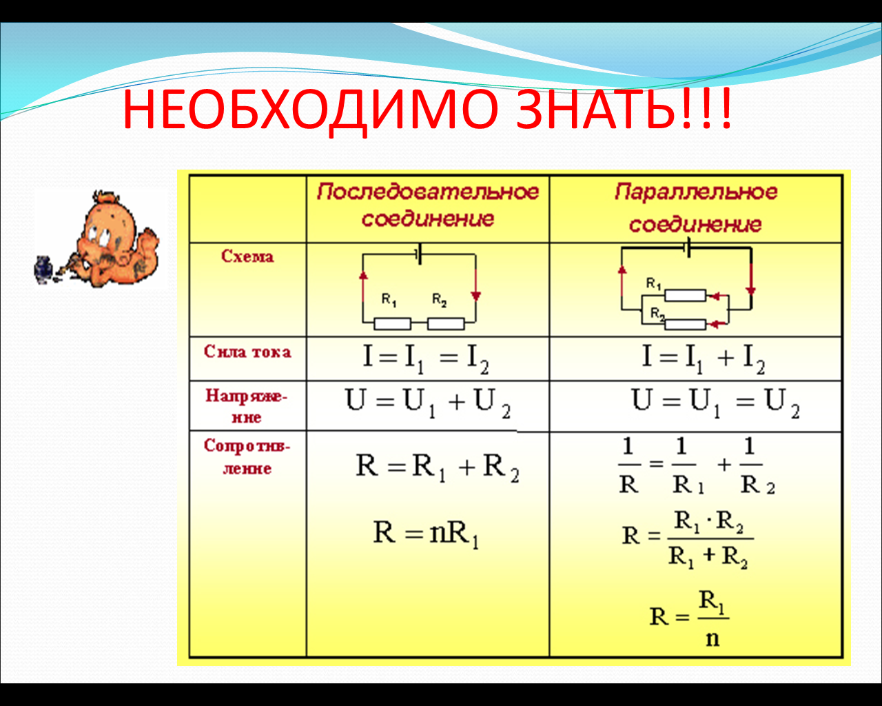 Решение задач параллельное соединение источников тока