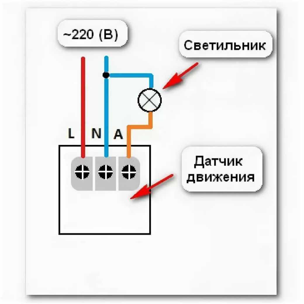 Как настроить датчик движения на прожекторе - схемы, видео