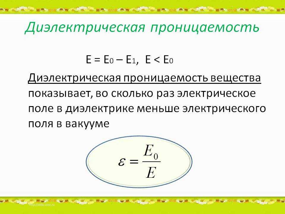 Электроемкость - основные понятия, формулы и определение с примерами